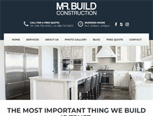 Tablet Screenshot of mrbuildco.com